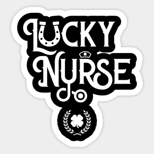 Nurse St Patrick's Day Irish Lucky Nurse Sticker